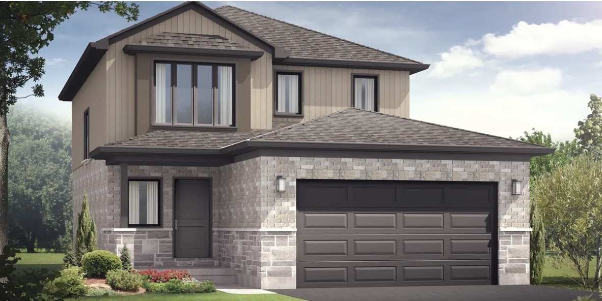 Single Family Detached 3 Bedroom Two Storey Customizable Homes